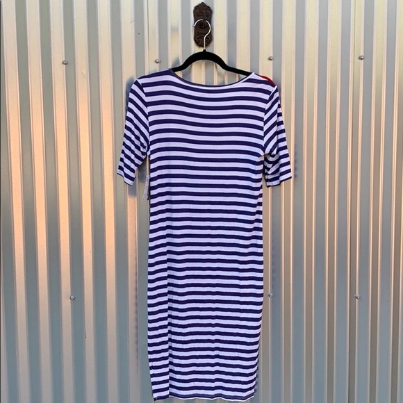 NWT Lularoe Julia Red White Blue Dress Small - Picture 9 of 9